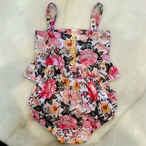 Matching floral set (18-24months)